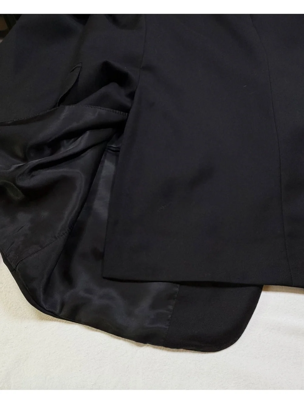 Peter Millar Men’s Black Wool Sport Coat Blazer 50T Tall 2 Button Made in Canada